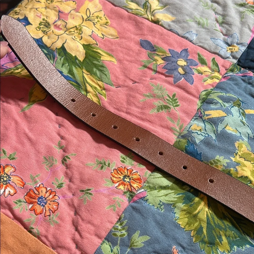 J. Crew Leopard Print Belt with Gold Buckle - Picture 6 of 6